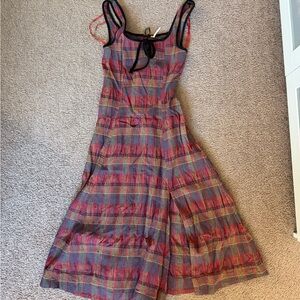 Free People Freya Plaid Dress